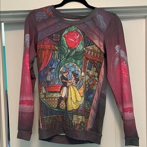 Women’s Beauty and the Beast Stained Glass Pullover